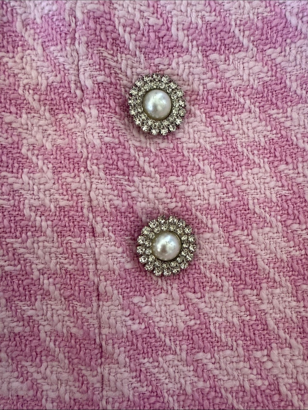 Zara Pink Tweed Cropped Blazer and High-Waist Skort Set - Picture 2 of 2